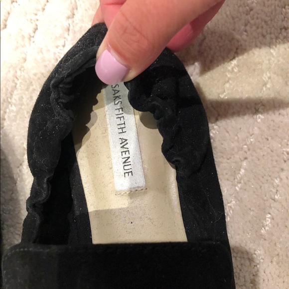 Saks black flats - Picture 2 of 3